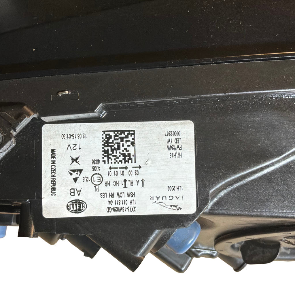 JAGUAR XE 2015> O/S/F HALOGEN HEADLAMP ASSY GENUINE (GX7313W029GD)