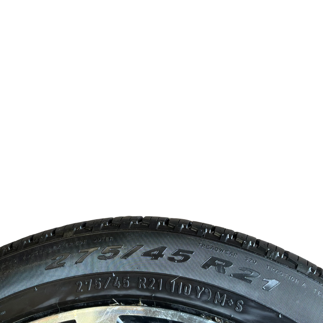 GENUINE RANGE ROVER SPORT 21" BLACK/DIAMOND TURNED ALLOY WHEEL
