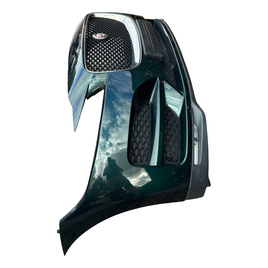 JAGUAR F-PACE 2016> (X761) FRONT BUMPER COVER COMPLETE (HGY BRITISH RACING GREEN) (HK8317B971BC8LML)