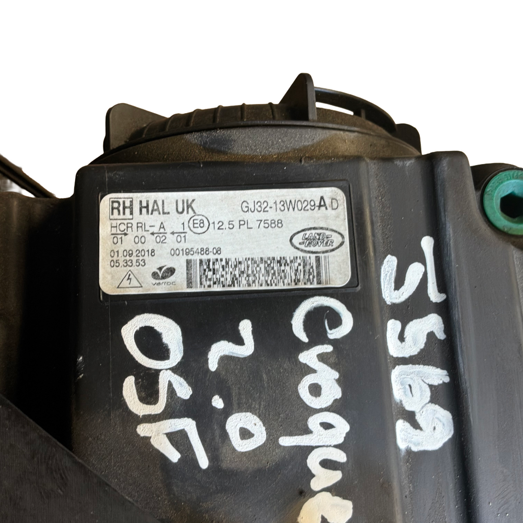 RANGE ROVER EVOQUE 2012> N/S/F HALOGEN HEADLAMP (GJ3213W029AD)