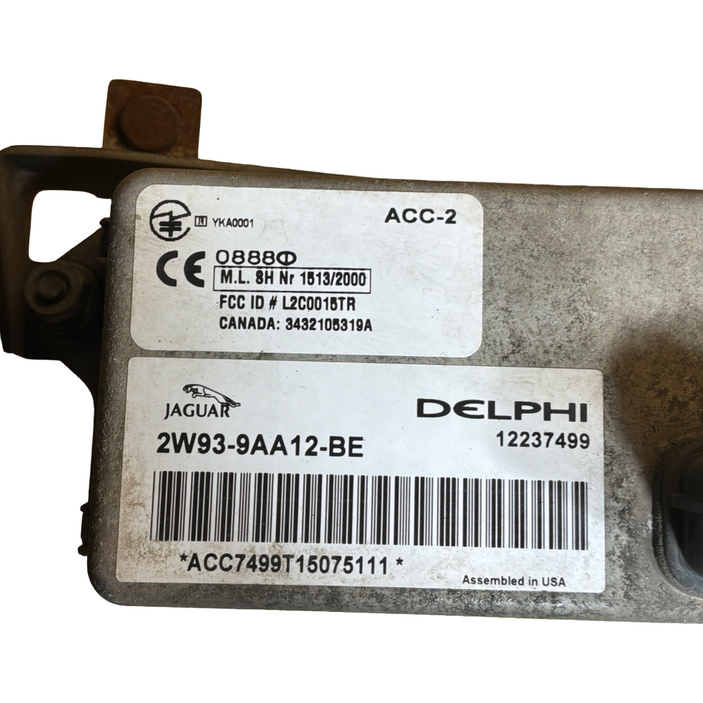 JAGUAR ADAPTIVE CRUISE CONTROL MODULE GENUINE OEM (2W939AA12BE)