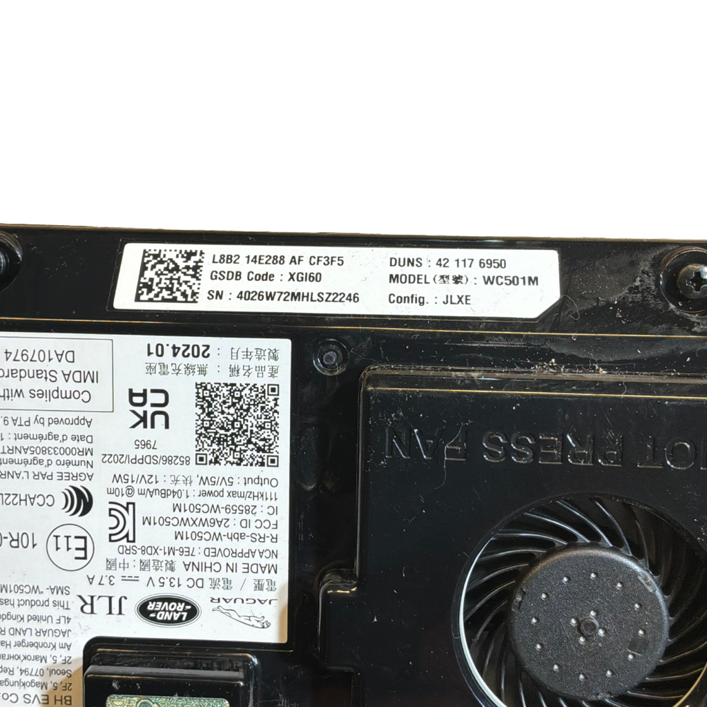JAGUAR / LAND ROVER WIRELESS CHARGE UNIT (L8B214E288AF)