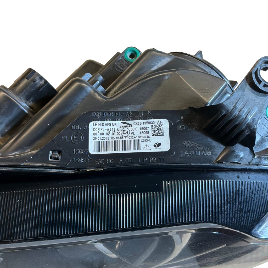 JAGUAR XF 2009-2015 BI-XENON ADAPTIVE HEADLAMP ASSY N/S/F (CX2313W030AH)
