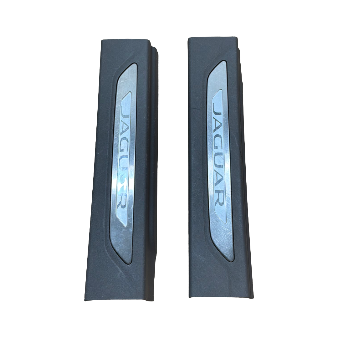 JAGUAR XF (X260) ILLUMINATED TREAD PLATES GENUINE OEM ( GX6M13200AB0 / GX6M13201AB0 )