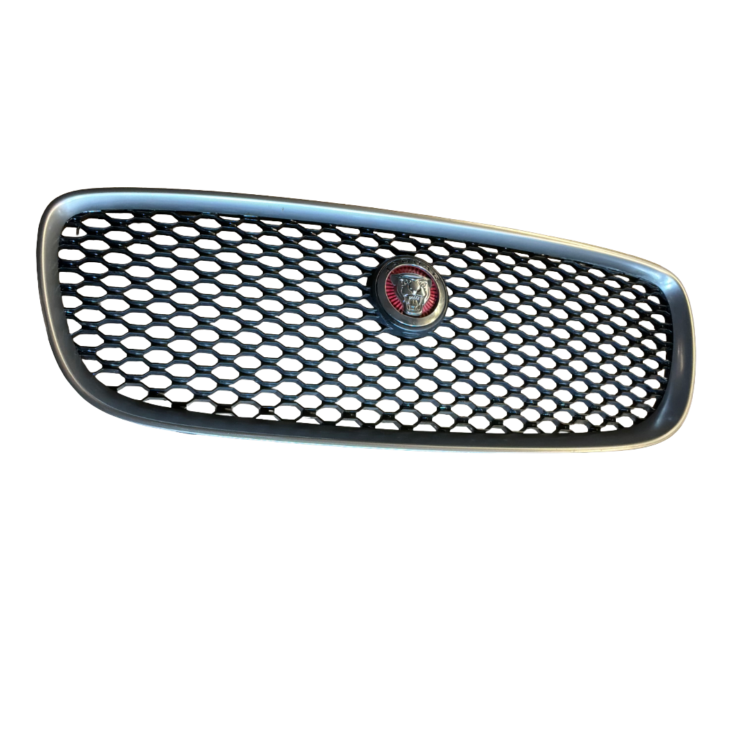JAGUAR X260 CHROME & GLOSS BLACK RADIATOR GRILLE (GX6M018K28C)