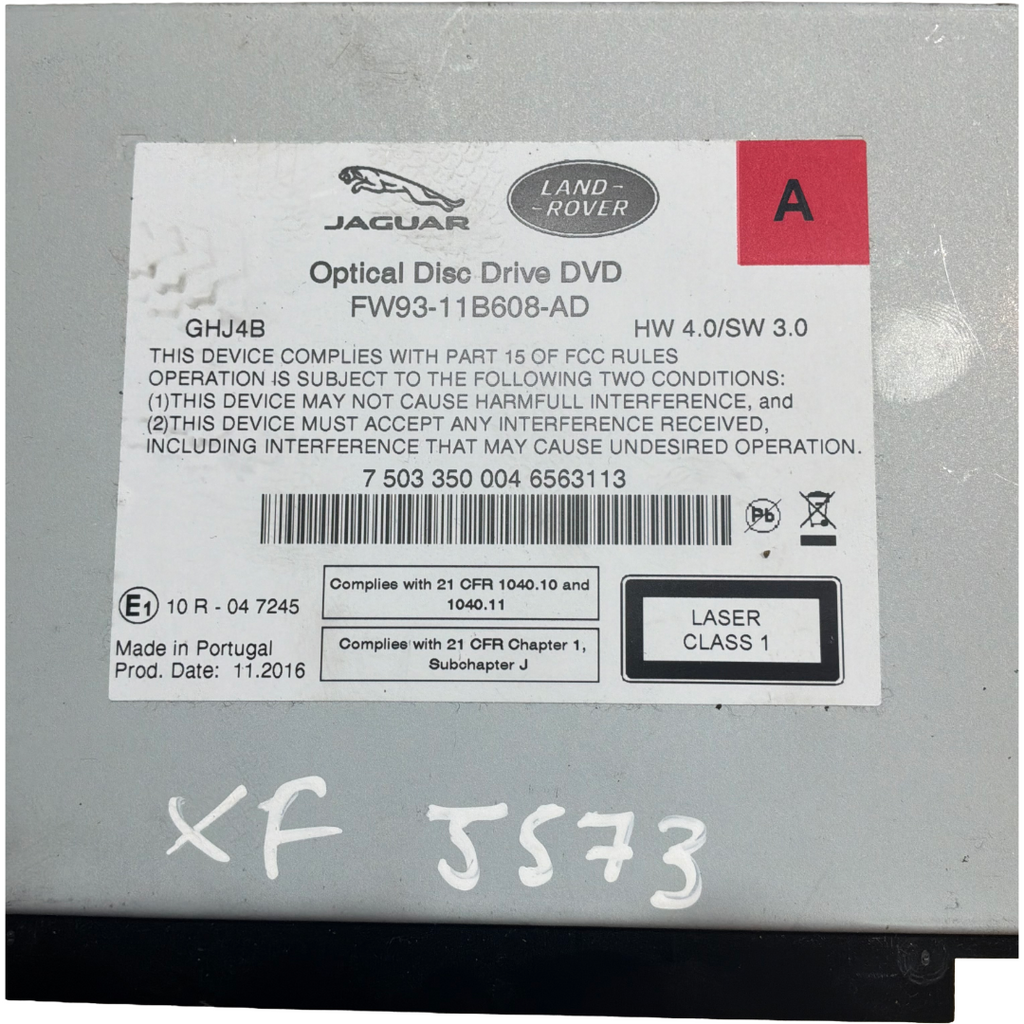JAGUAR / LAND ROVER CD / DVD PLAYER (FW9311B608AD)