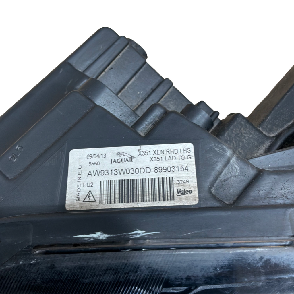 JAGUAR XJ (X351) N/S/F BI-XENON HEADLAMP ASSY (AW9313W030DD)