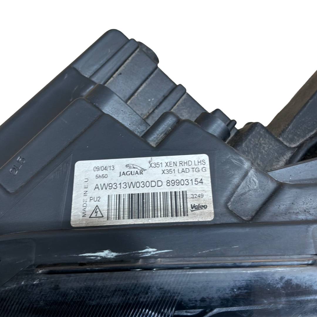 JAGUAR XJ (X351) N/S/F BI-XENON HEADLAMP ASSY (AW9313W030DD)
