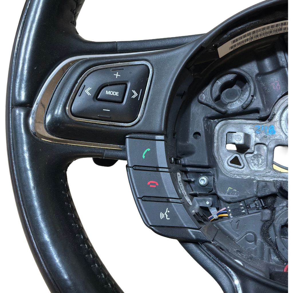JAGAUR XJ (X351) HEATED STEERING WHEEL (BLACK WITH WOOD TRIM)