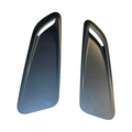 JAGUAR F-PACE SVR (X761) SET OF BONNET GRILLS DORCHESTER GREY (KK8M16C628AF / KK8M16C629AF)