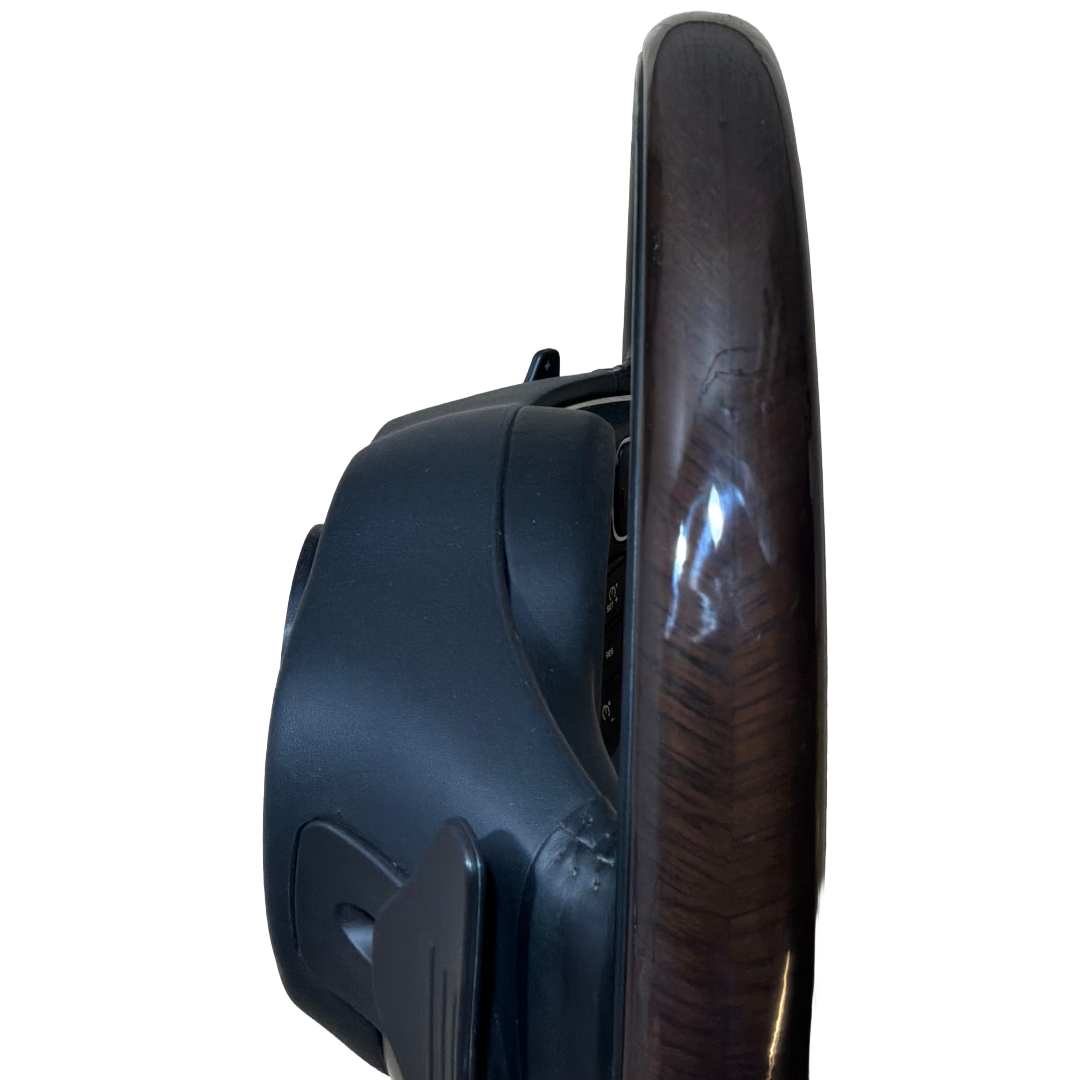JAGAUR XJ (X351) HEATED STEERING WHEEL (BLACK WITH WOOD TRIM)