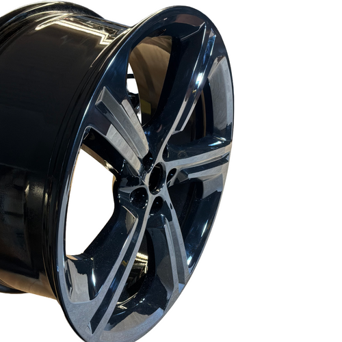 JAGUAR F-PACE 2016> (X761) 20" BLADE 5 SPOKE ALLOY WHEELS REFURBISHED GLOSS BLACK (HK8M1007JB)