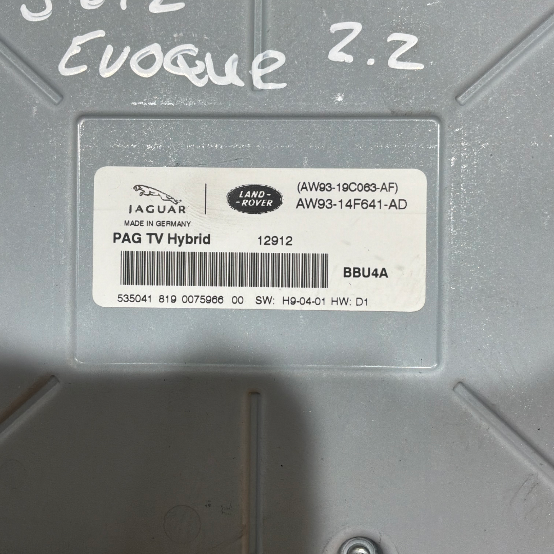 JAGUAR / LAND ROVER FAMILY ENTERTAINMENT MODULE (AW9314F641AD)