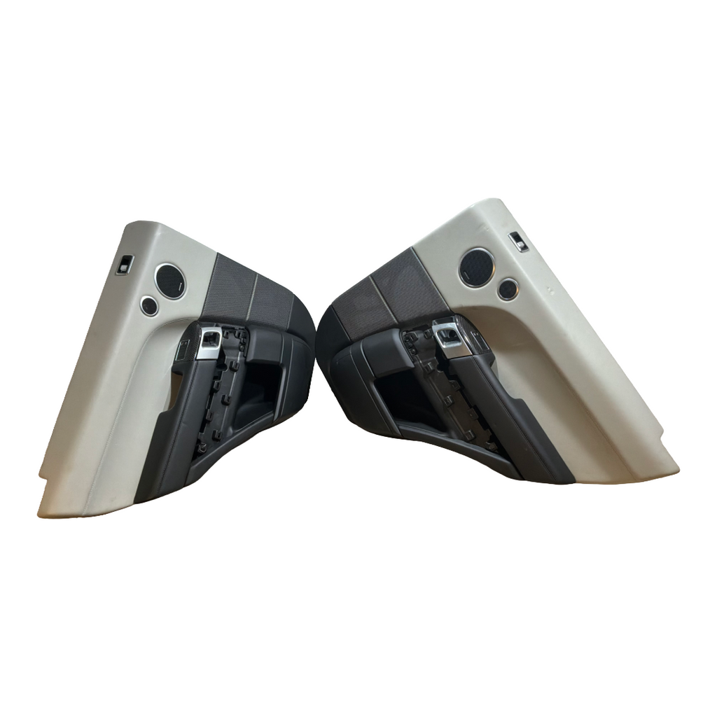 RANGE ROVER SPORT L494 4X DOOR CARDS CIRRUS GREY / CARBON FIBRE