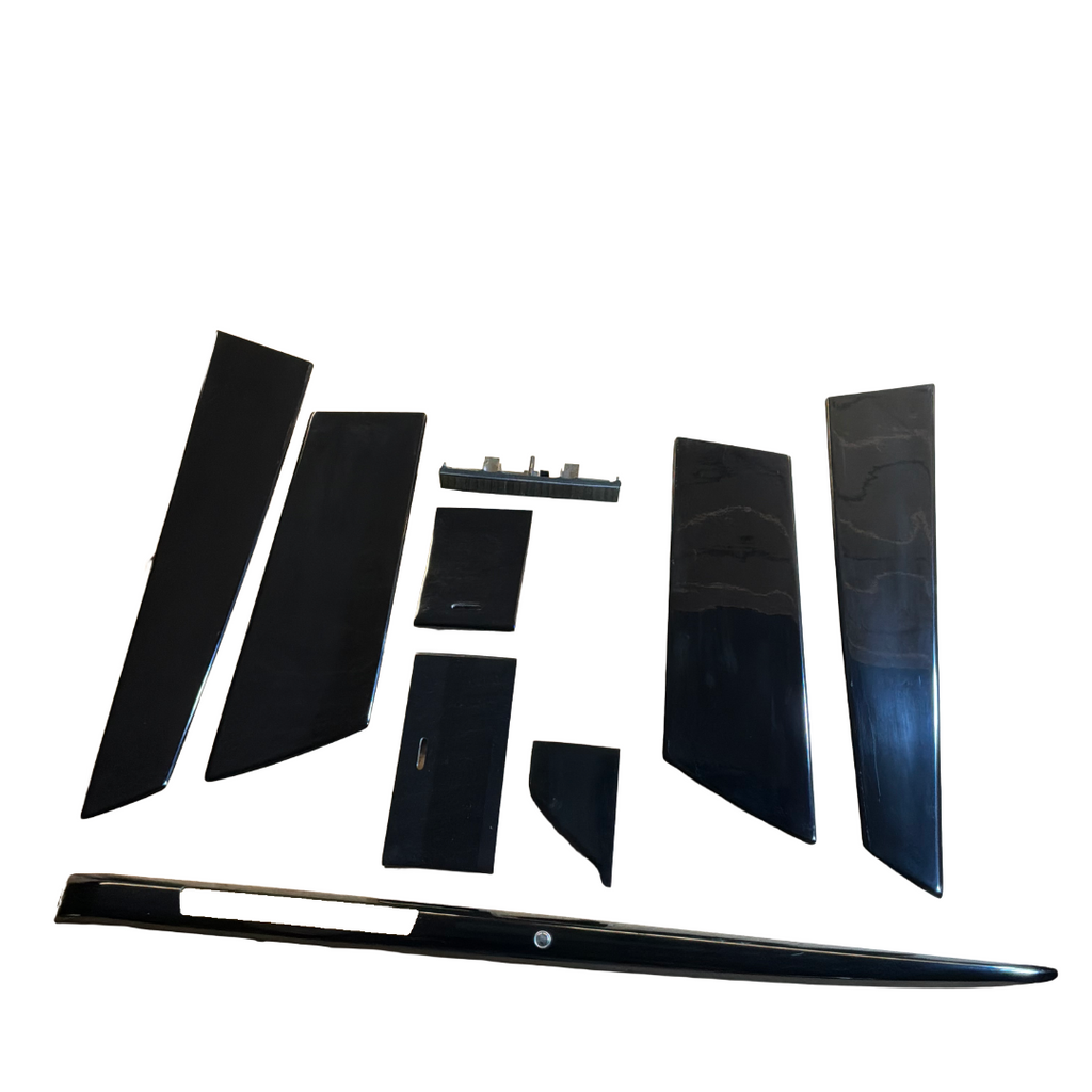 JAGUAR XF X250 2008-2015 PIANO BLACK INTERIOR TRIM SET