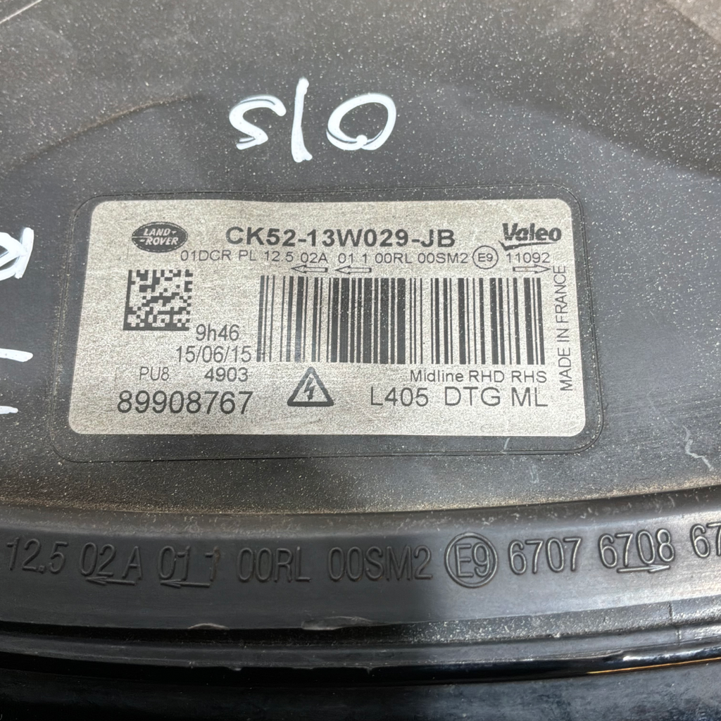 RANGE ROVER VOUGE L405 O/S/F BI-XENON HEADLAMP (CK5213W029JB)