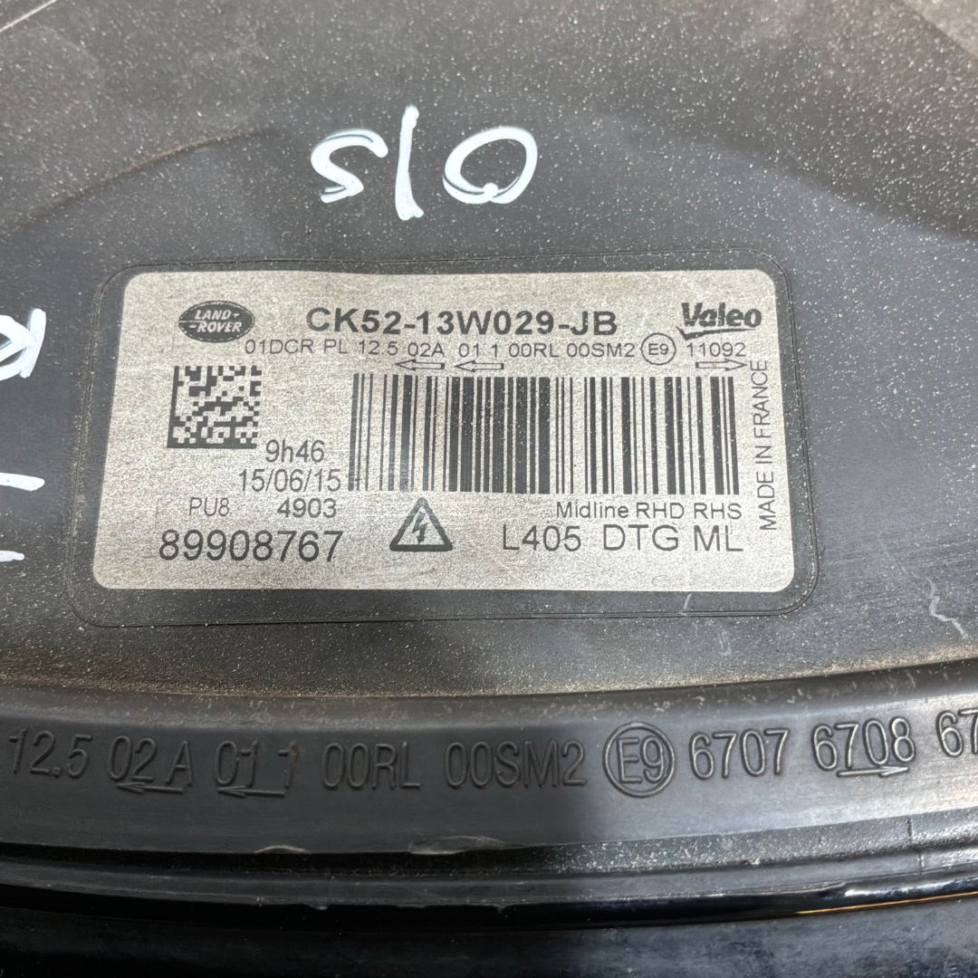 RANGE ROVER VOUGE L405 O/S/F BI-XENON HEADLAMP (CK5213W029JB)