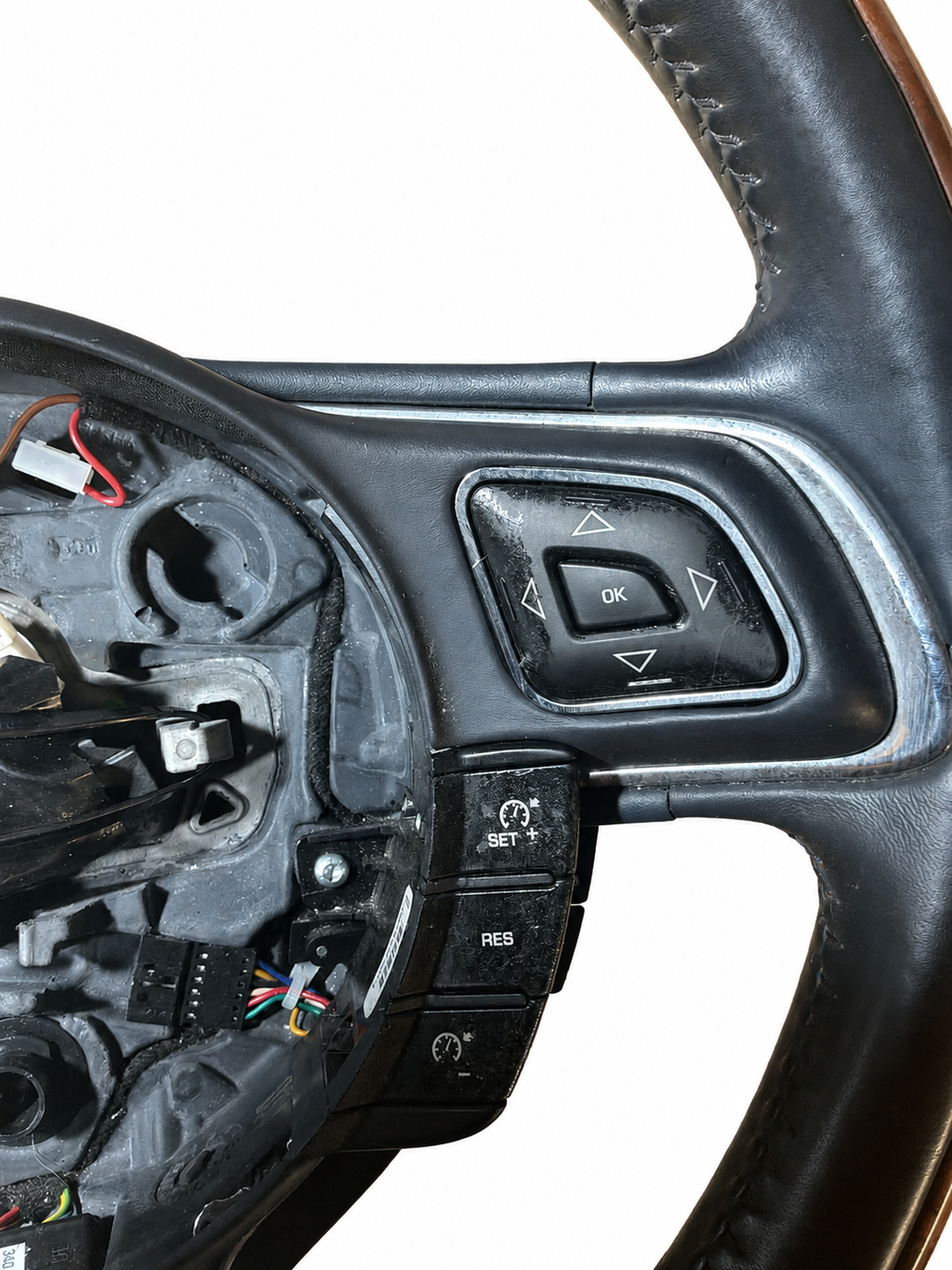 JAGUAR XJL WOODEN/LEATHER STEERING WHEEL GENUINE OEM (AW933F563FF8JMN)