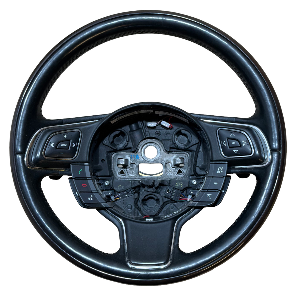 JAGAUR XJ (X351) HEATED STEERING WHEEL (BLACK WITH WOOD TRIM)
