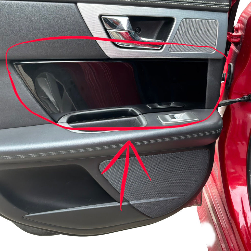 JAGUAR XF X250 2008-2015 PIANO BLACK INTERIOR TRIM SET