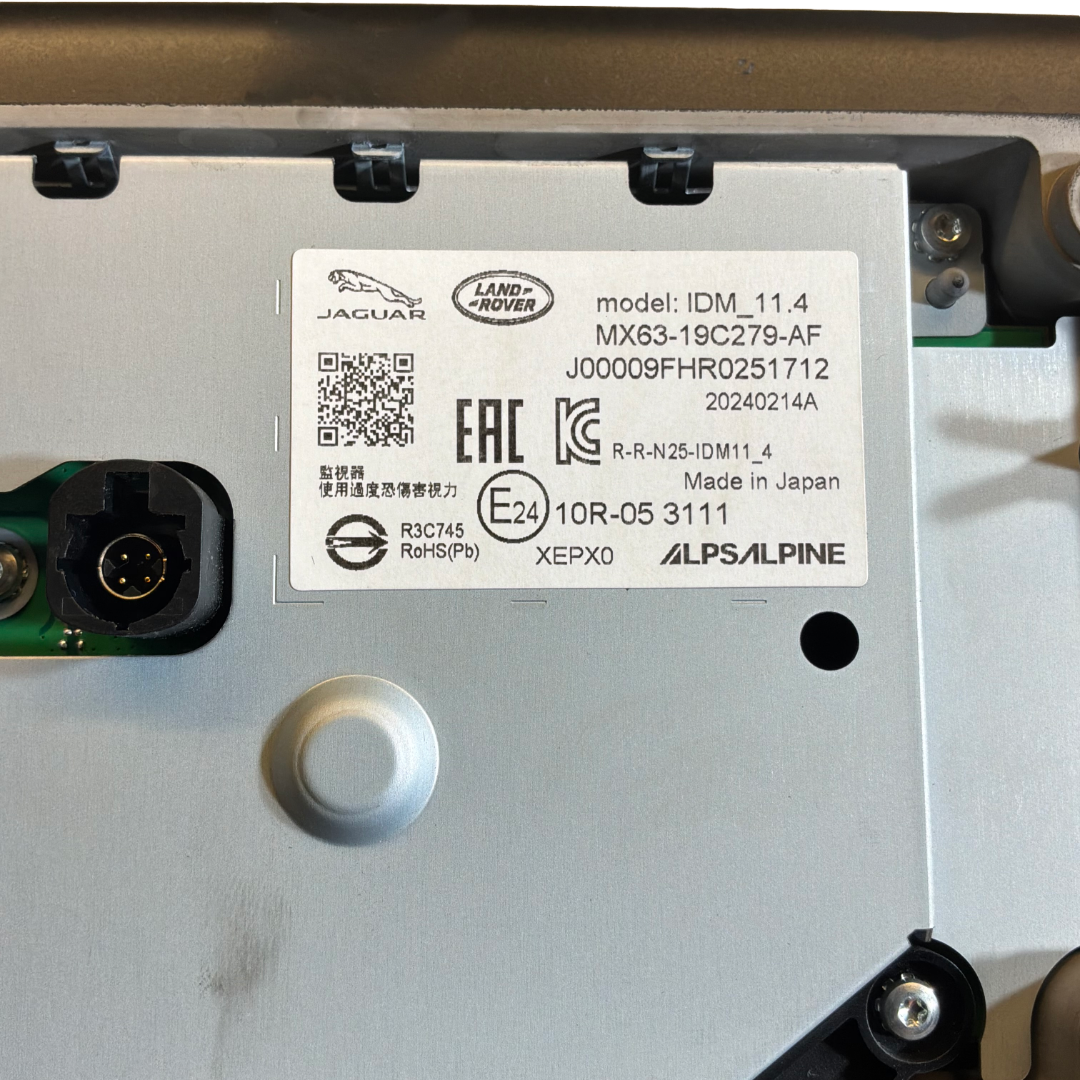 JAGUAR / LAND ROVER INFOTAINMENT TOUCH SCREEN DISPLAY (MX6319C279AF)