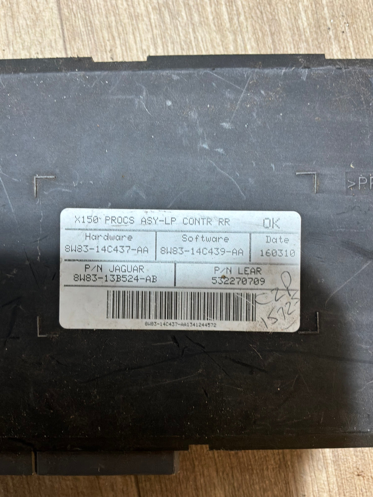 JAGUAR XK X150 CONVERTABLE ROOF MODULE (8W8313B524AB)