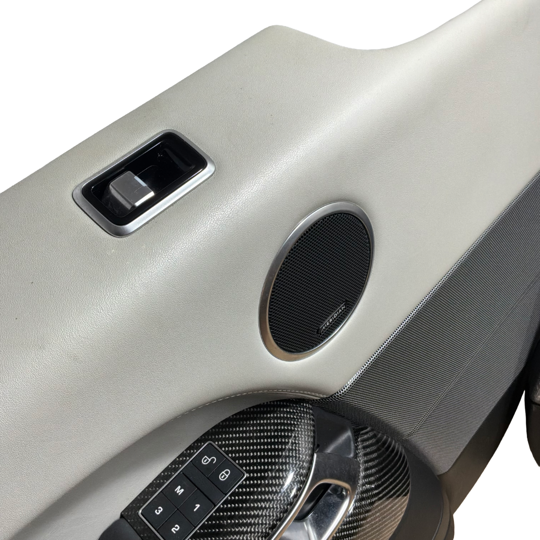 RANGE ROVER SPORT L494 4X DOOR CARDS CIRRUS GREY / CARBON FIBRE