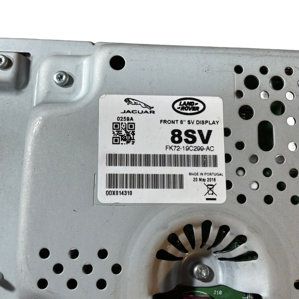 JAGUAR / LAND ROVER GENUINE OEM 8" TOUCH SCREEN DISPLAY UNIT (FK7219C299AC)