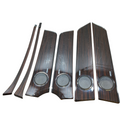 JAGUAR XJ X351 DARK OAK INTERIOR TRIM SET (WITH MERIDIAN SOUND)