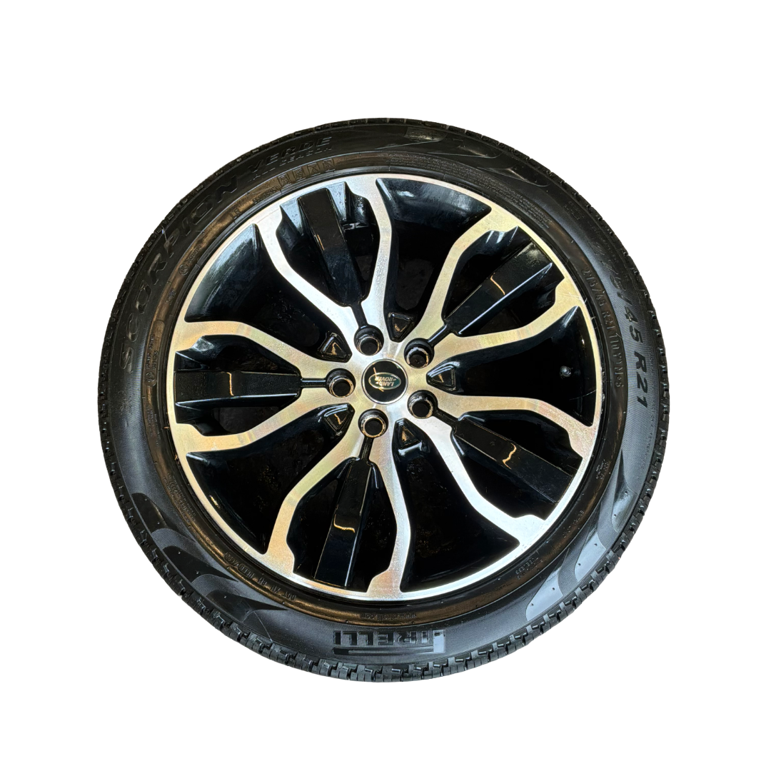 GENUINE RANGE ROVER SPORT 21" BLACK/DIAMOND TURNED ALLOY WHEEL