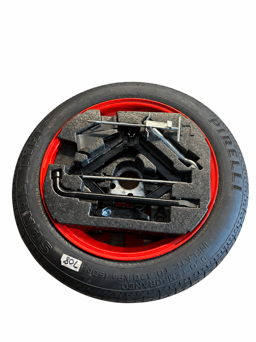 JAGUAR XF 2008-2015 SPACE SAVER SPARE WHEEL KIT COMPLETE