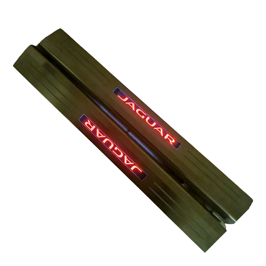 JAGUAR F-PACE X152 LIMITED EDITION ILLUMINTED TREAD PLATES (RED)