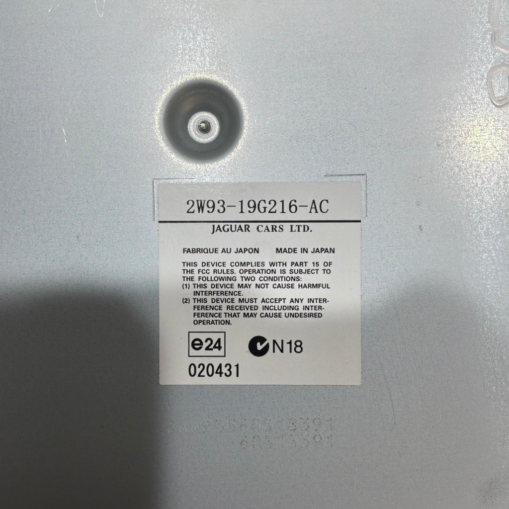 JAGUAR XJ X350 VIDEO PLAYER MODULE (2W9319G216AC)