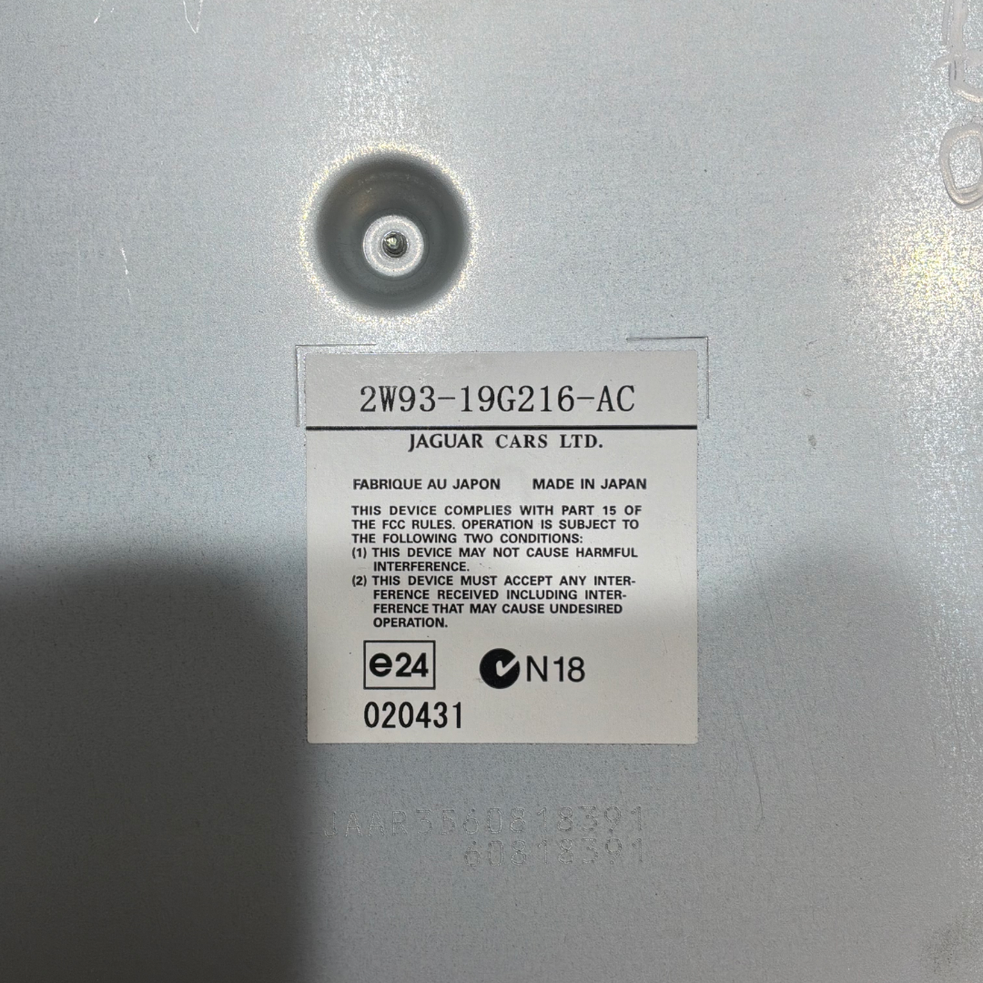JAGUAR XJ X350 VIDEO PLAYER MODULE (2W9319G216AC)
