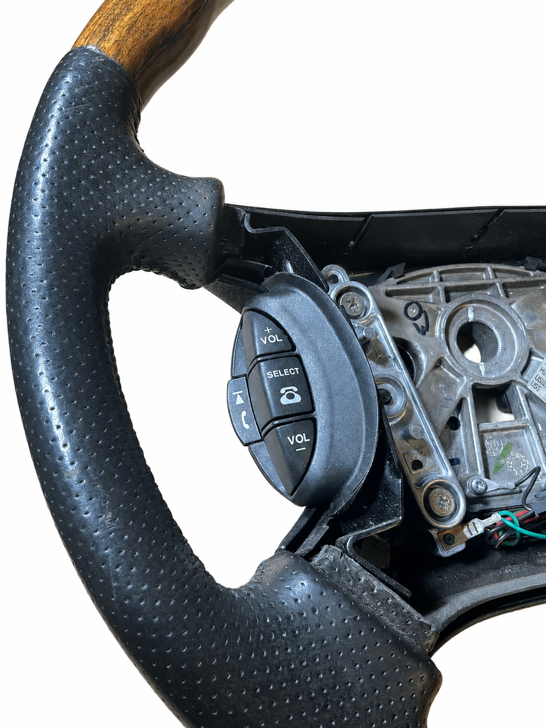 JAGUAR XJL WOODEN/LEATHER STEERING WHEEL GENUINE OEM (HJB9181FBLEG)