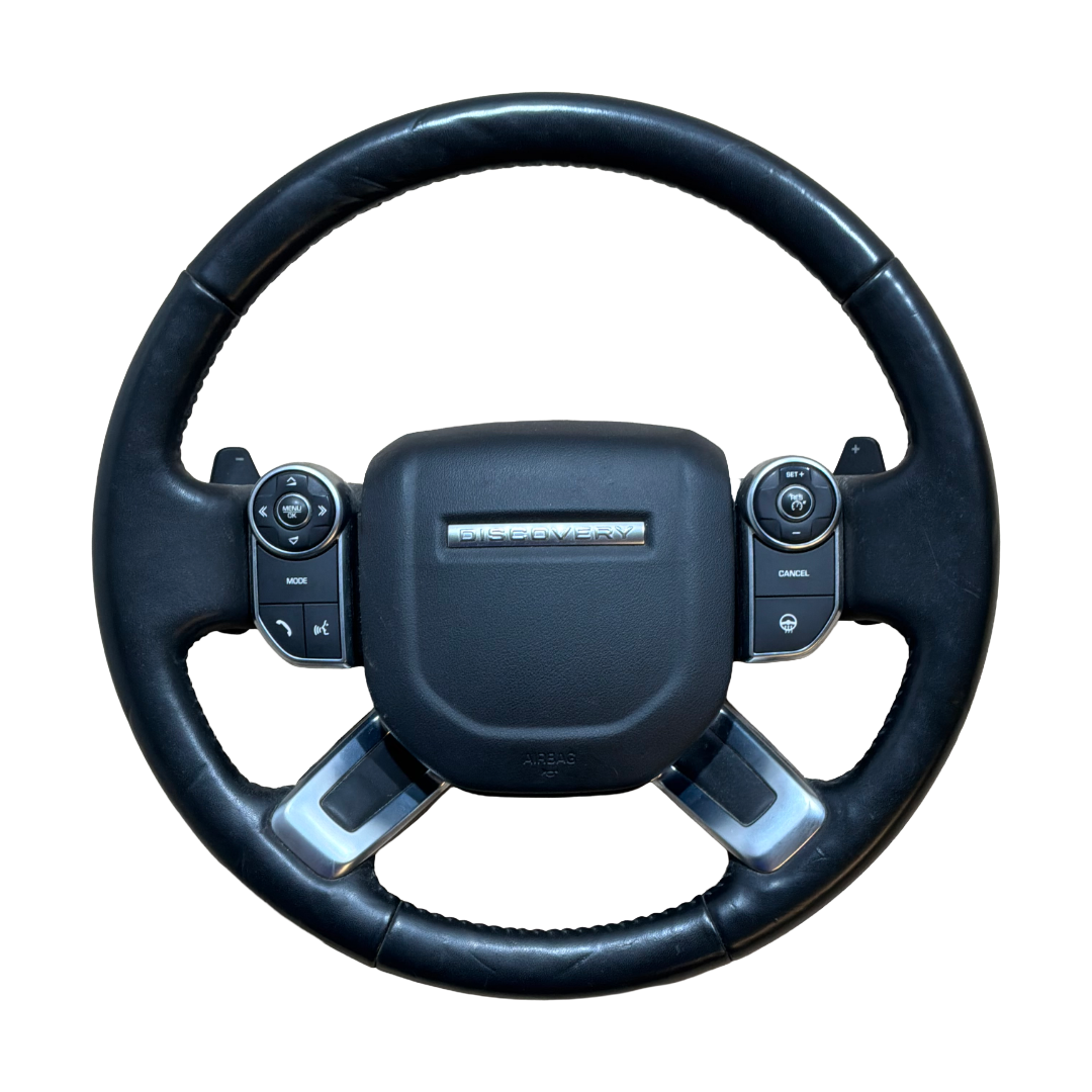 LAND ROVER DISCOVERY BLACK HEATED MULTIFUNCTION STEERING WHEEL