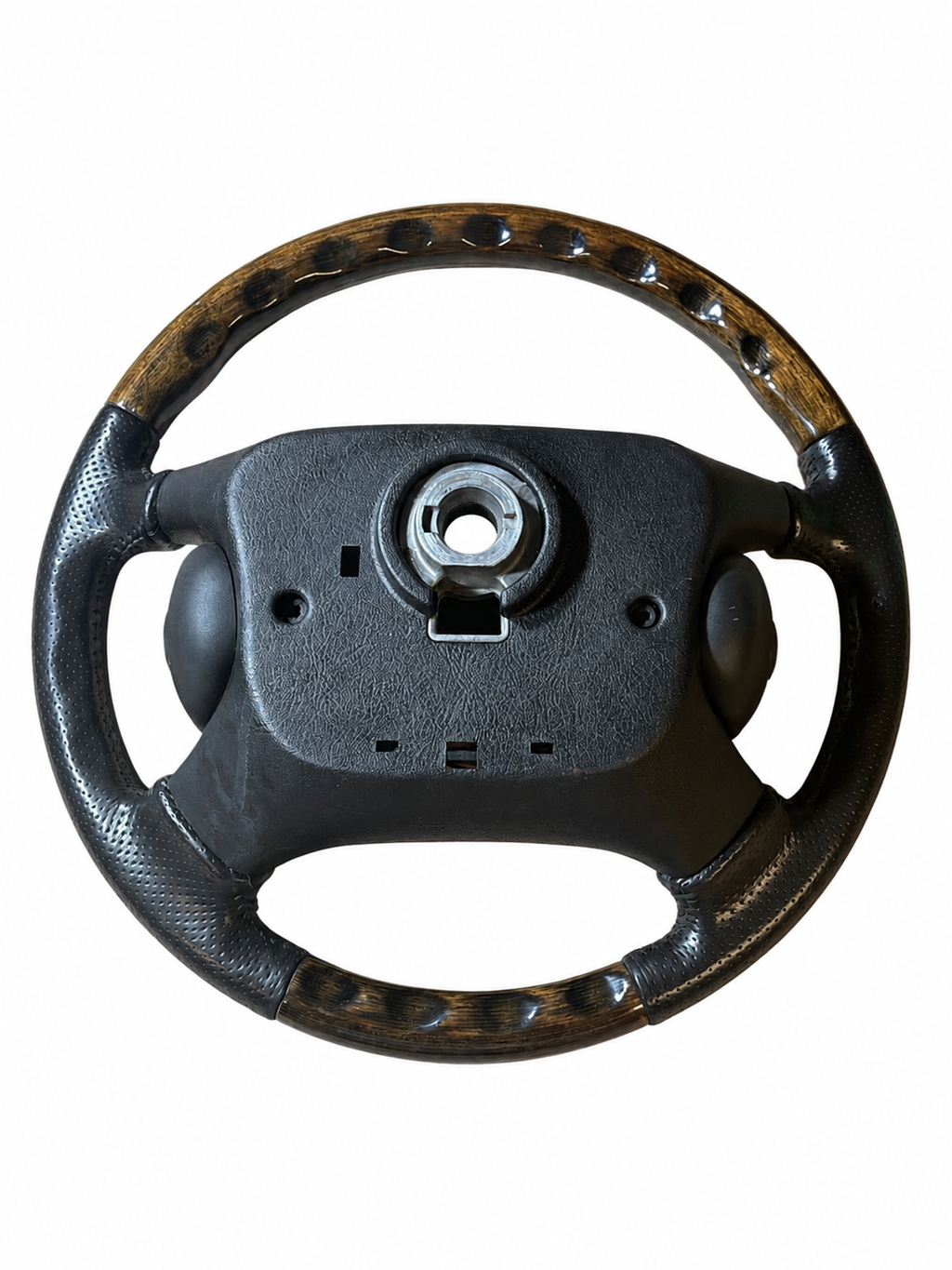 JAGUAR XJL WOODEN/LEATHER STEERING WHEEL GENUINE OEM (HJB9181FBLEG)