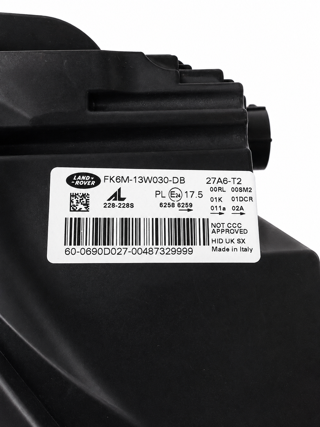 RANGE ROVER SPORT 2014> BI-XENON N/S/F HEADLAMP ASSY  (FK6M13W030DB)
