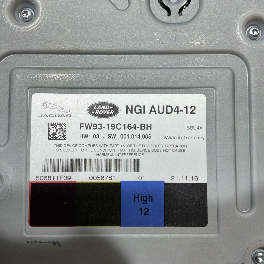 JAGUAR / LAND ROVER HI-LINE AUDIO AMPLIFIER (FW9319C164BH)
