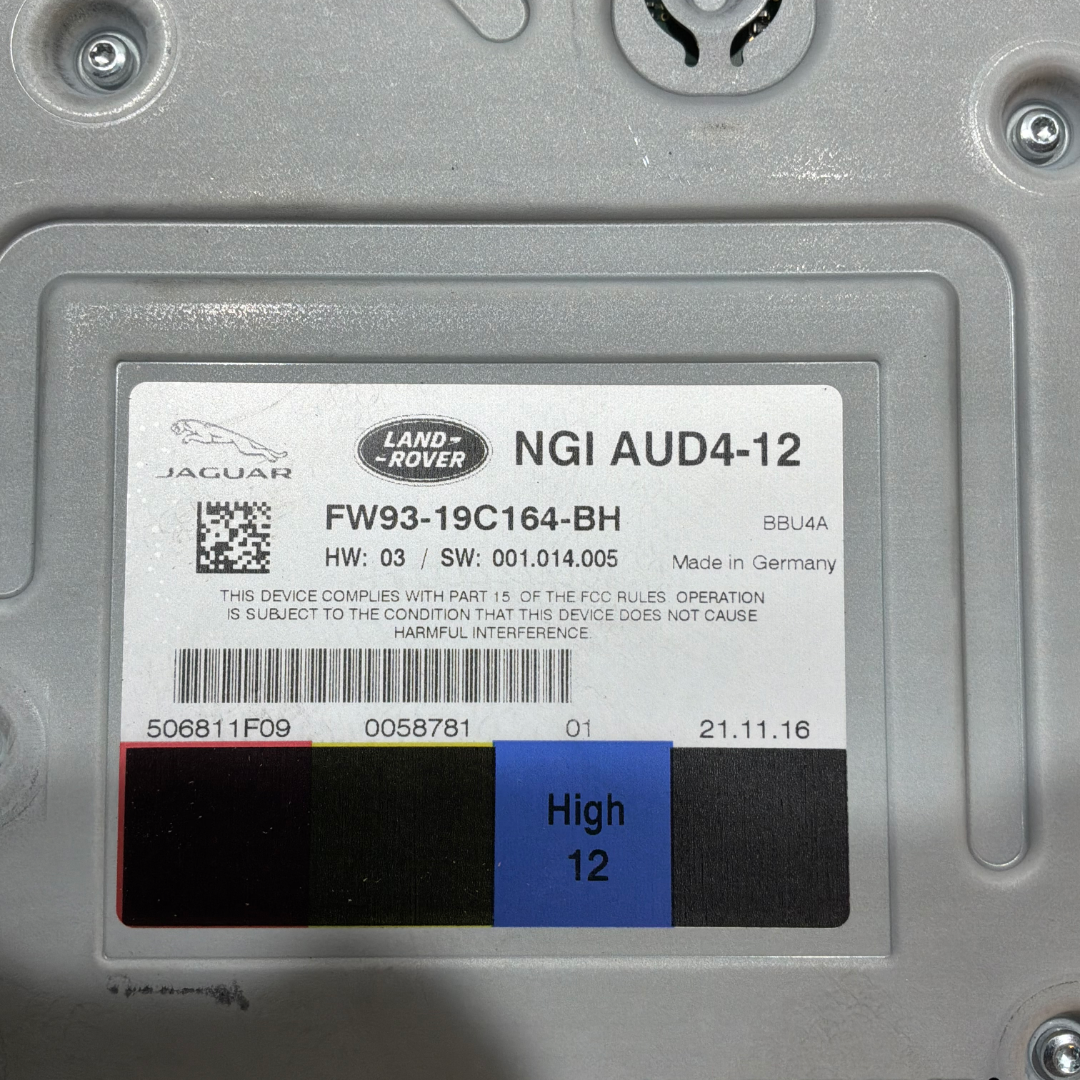 JAGUAR / LAND ROVER HI-LINE AUDIO AMPLIFIER (FW9319C164BH)