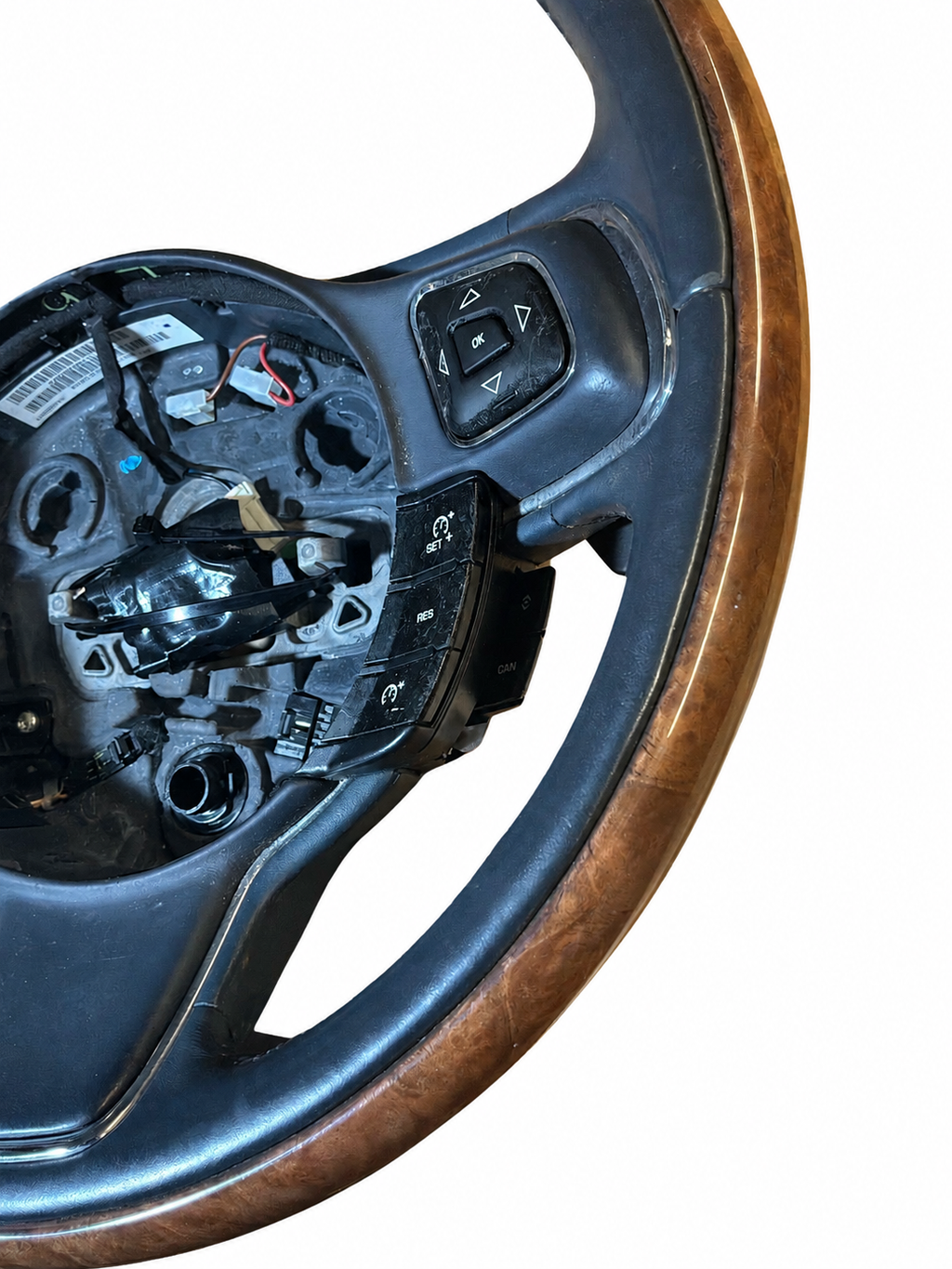 JAGUAR XJL WOODEN/LEATHER STEERING WHEEL GENUINE OEM (AW933F563FF8JMN)