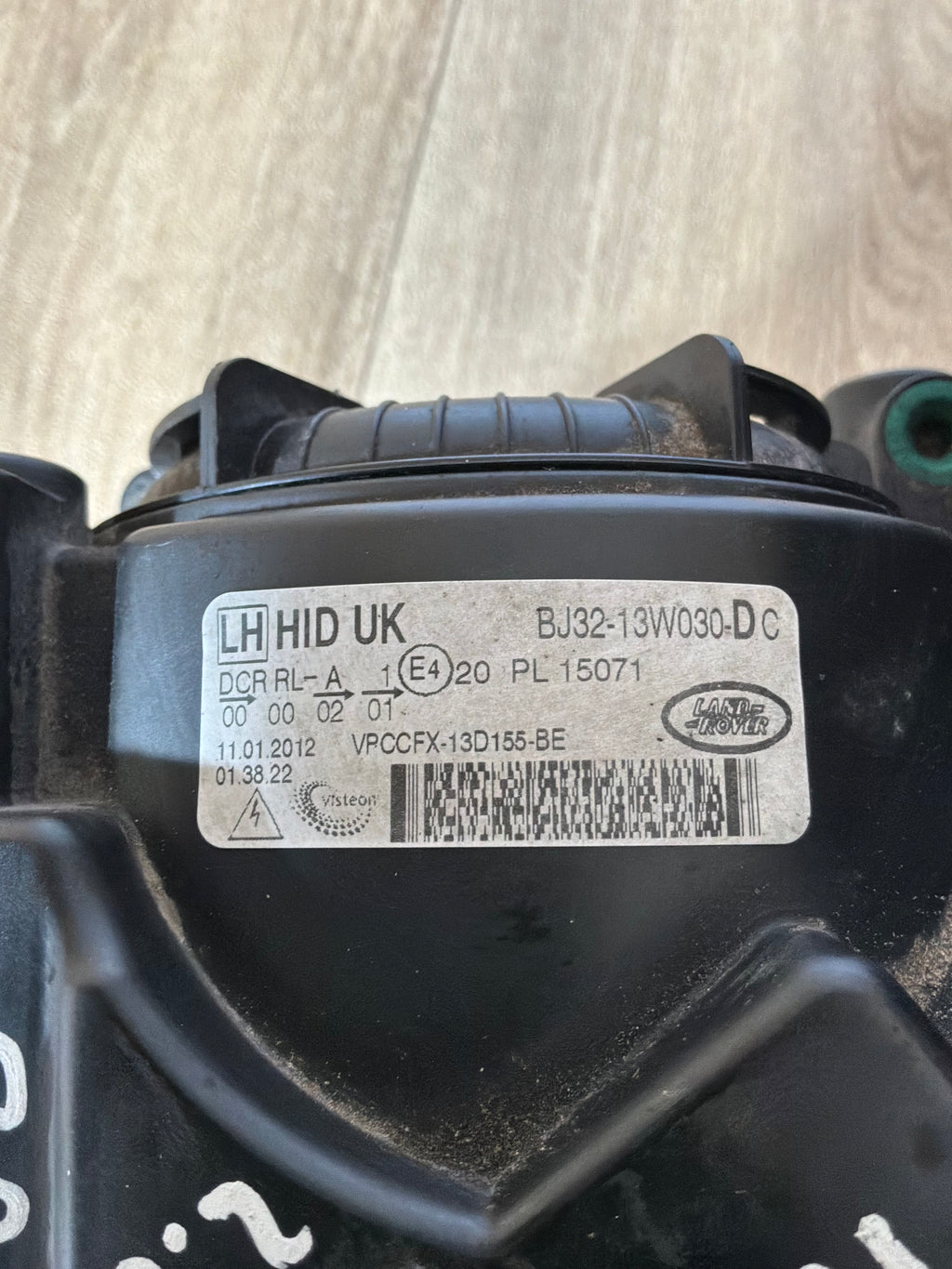 RANGE ROVER EVOQUE  2012> BI-XENON N/S/F HEADLAMP ASSY