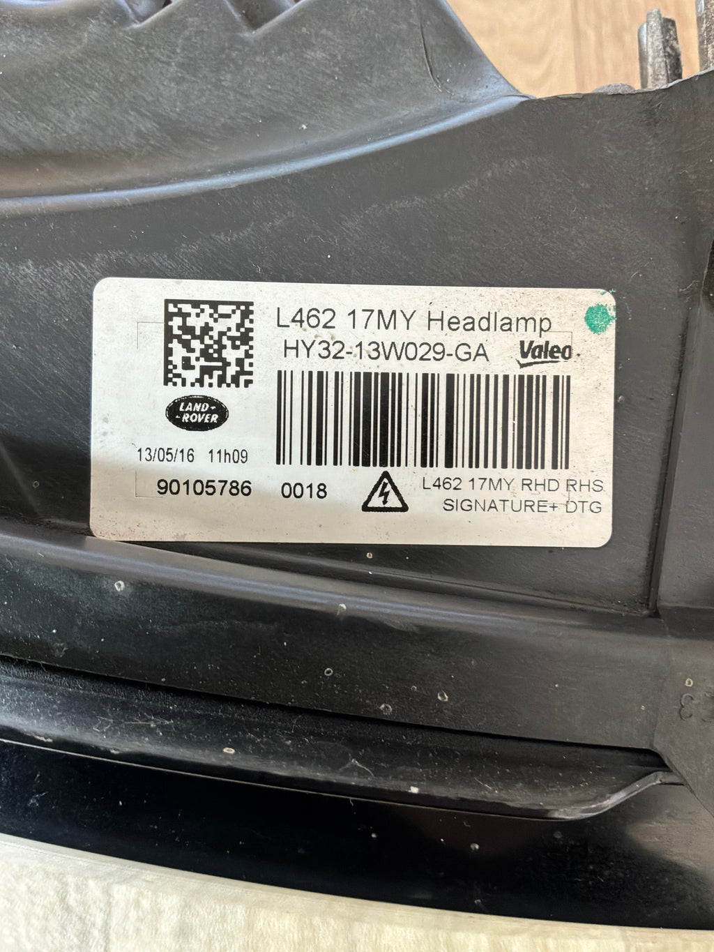 LAND ROVER DISCOVERY 2015> O/S/F ADAPTIVE LED HEADLAMP ASSY