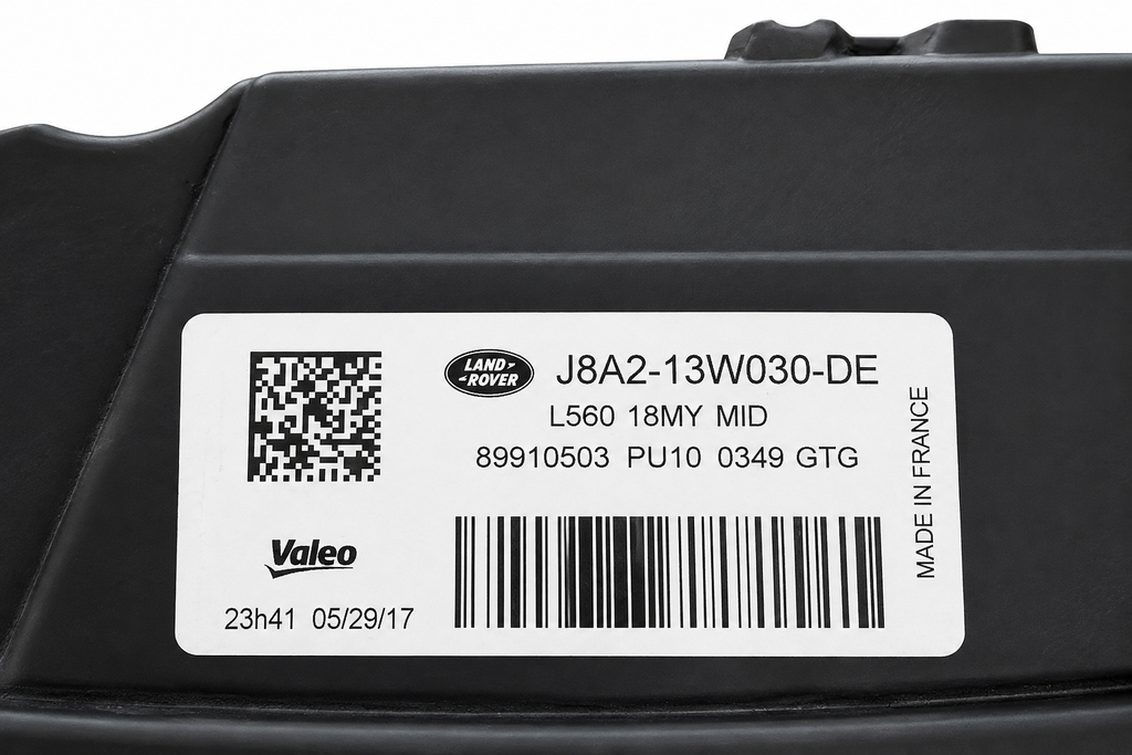 RANGE ROVER VELAR N/S/F LED COMBINATION LAMP (J8A213W030DE)