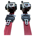 JAGUAR F-TYPE X152 PIMENTO RED SEATBELTS (AMJX53611B08BB0CJA / AMJX53611B09BB0CJA)